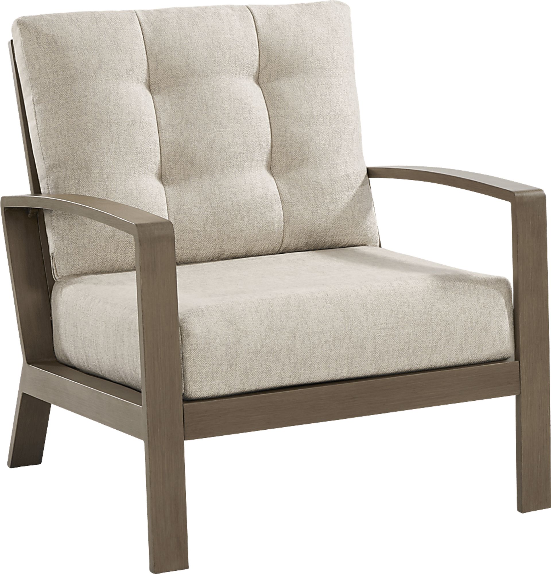 Torio Brown 5 Pc Outdoor Sofa Seating Set with Malt Cushions - Image 5