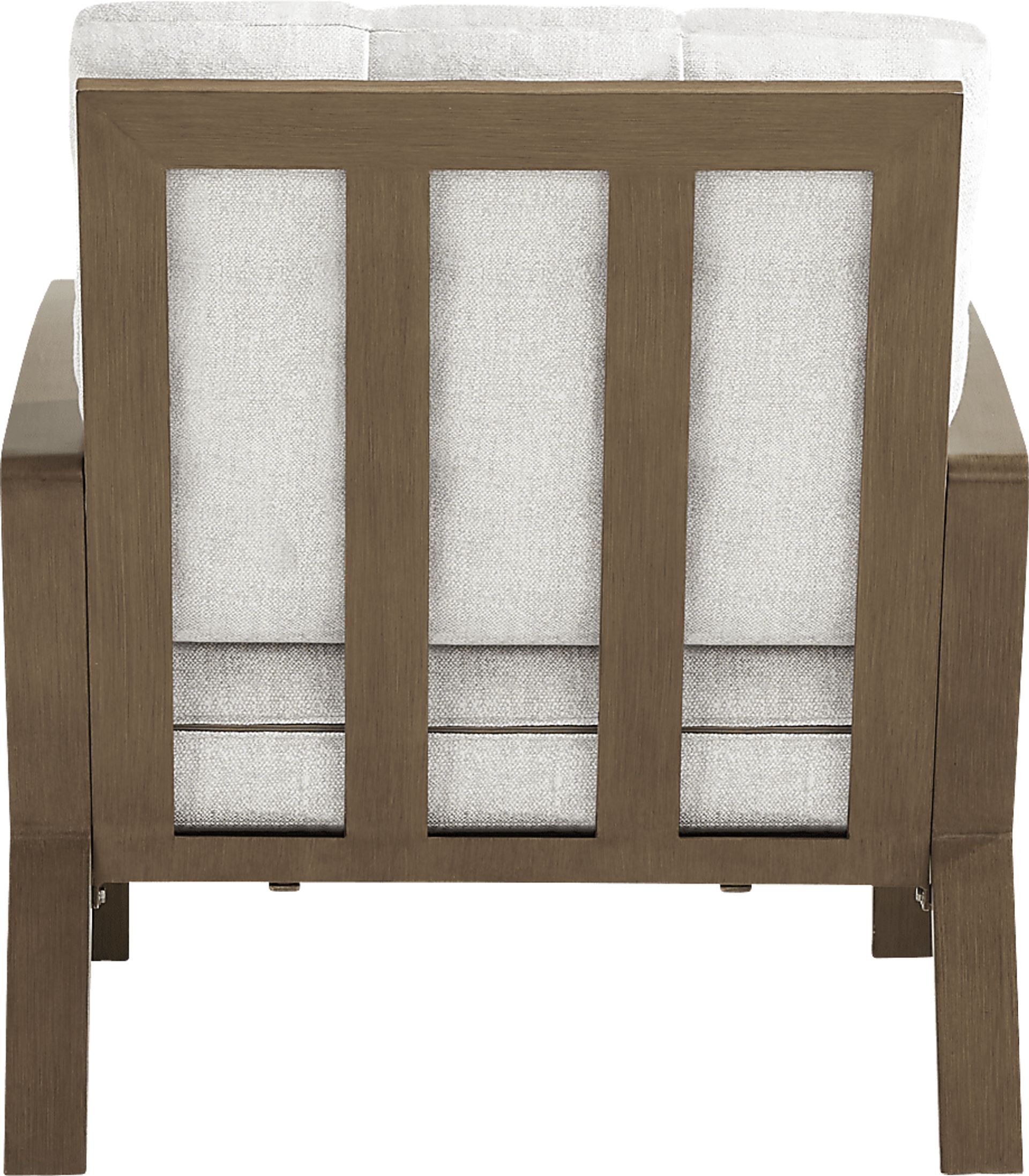 Torio Brown 5 Pc Outdoor Sofa Seating Set with Silk-Colored Cushions - Image 6