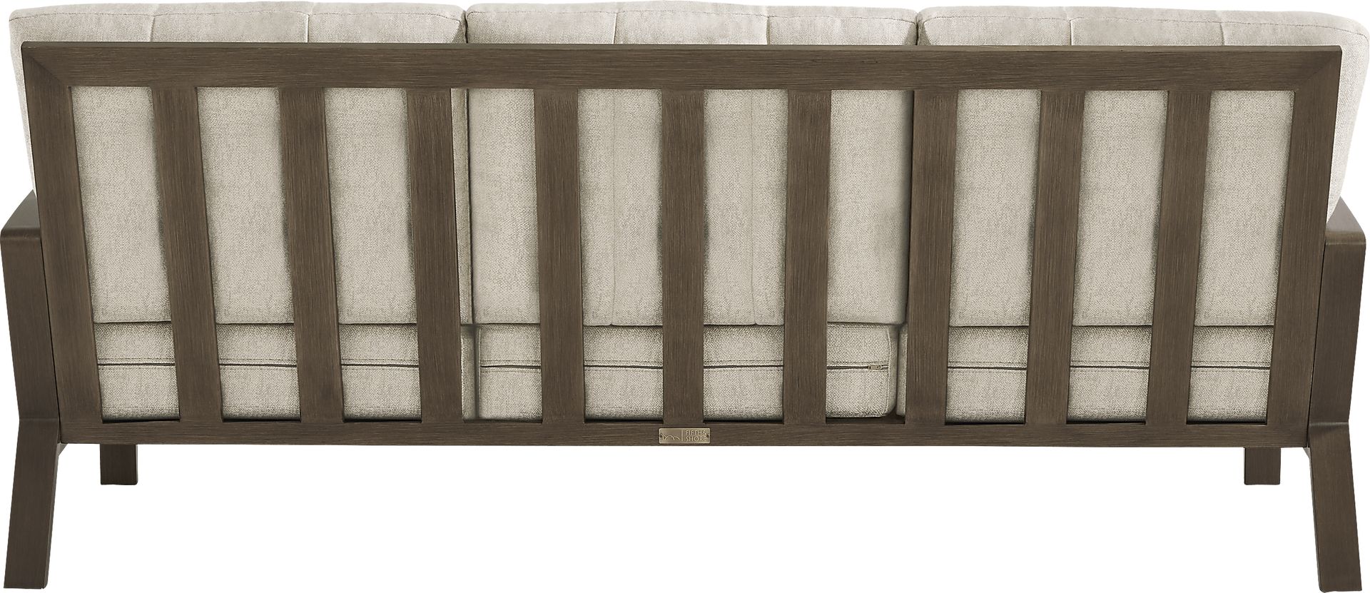 Torio Brown 5 Pc Outdoor Sofa Seating Set with Malt Cushions - Image 4