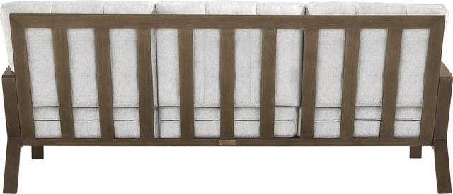 Torio Brown Outdoor Sofa with Silk-Colored Cushions - Thumbnail - Image 3