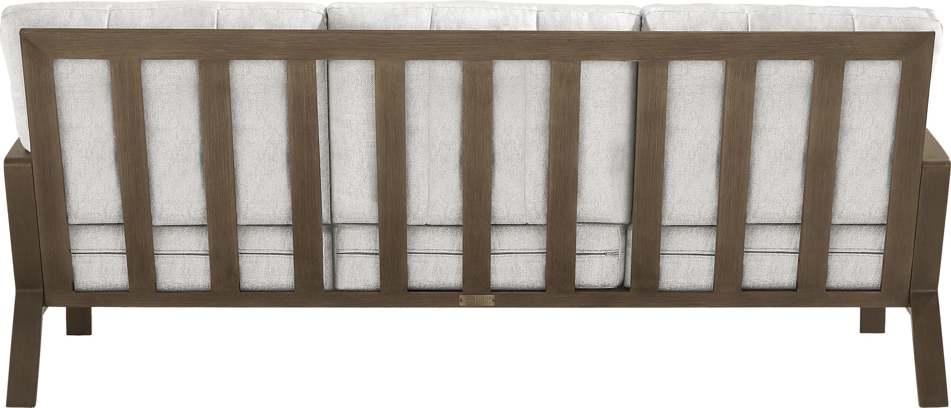 Torio Brown Outdoor Sofa with Silk-Colored Cushions - Image 3