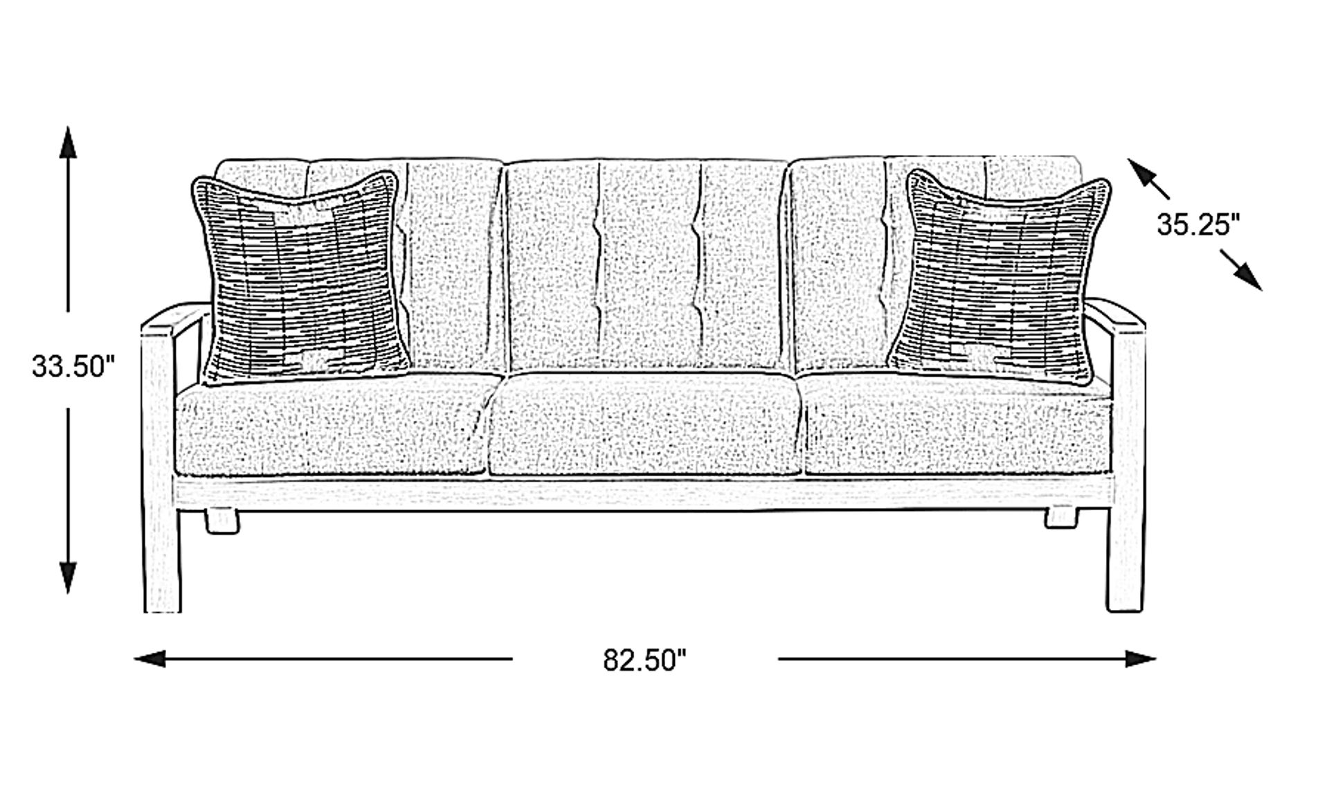 Dimension Image. Please refer to the Dimension Tab on this page for dimension details.