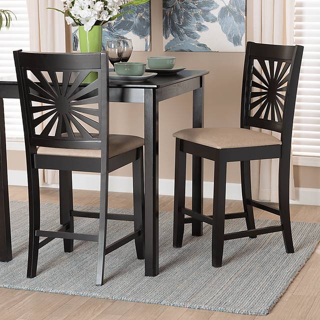 Torkelson Beige Counter Stool, Set of 2 - Thumbnail - Image 2