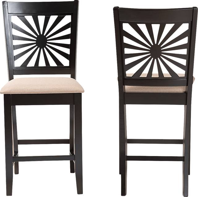 Torkelson Beige Counter Stool, Set of 2 - Thumbnail - Image 3