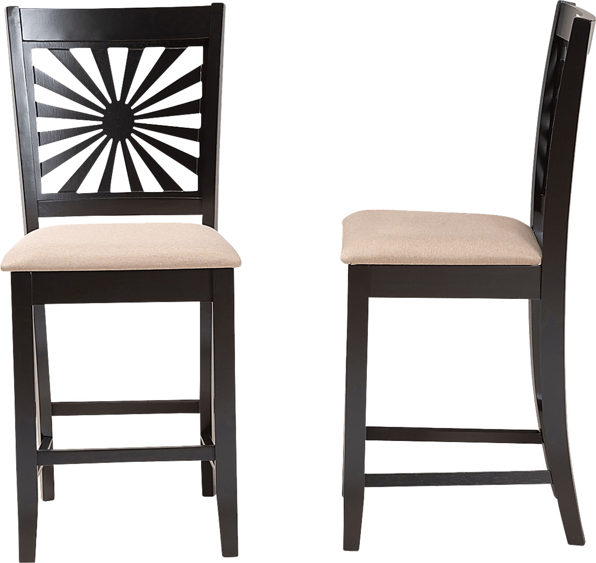 Torkelson Beige Counter Stool, Set of 2 - Image 4