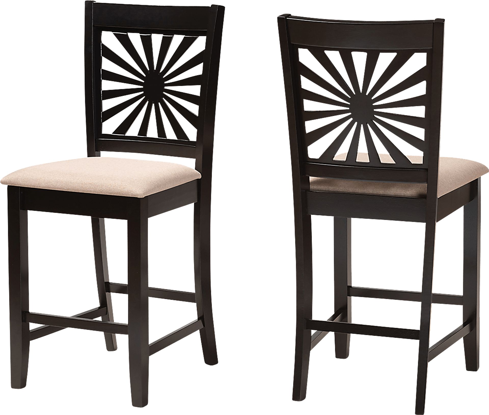 Torkelson Beige Counter Stool, Set of 2 - Image 1