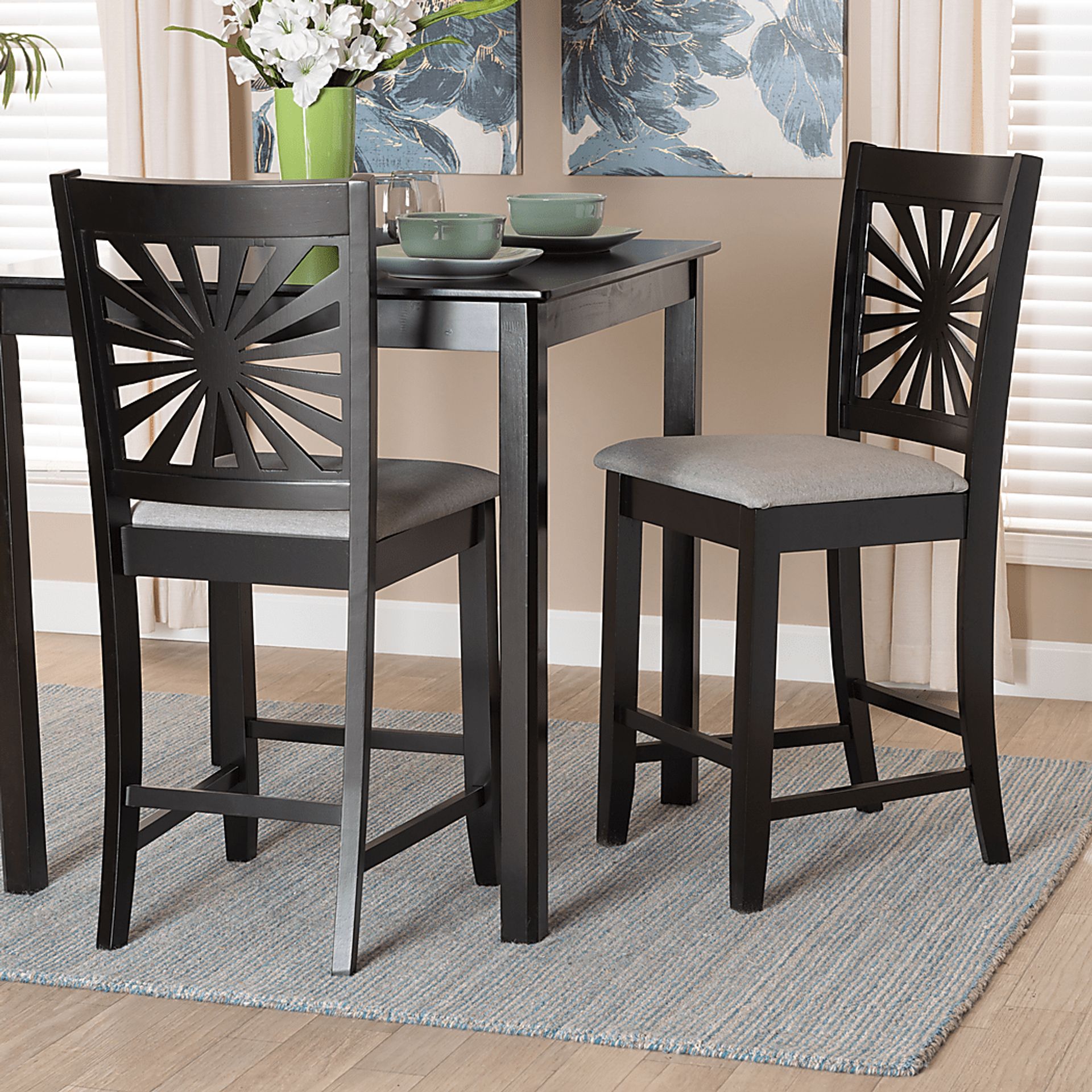 Torkelson Gray Counter Stool, Set of 2 - Image 2