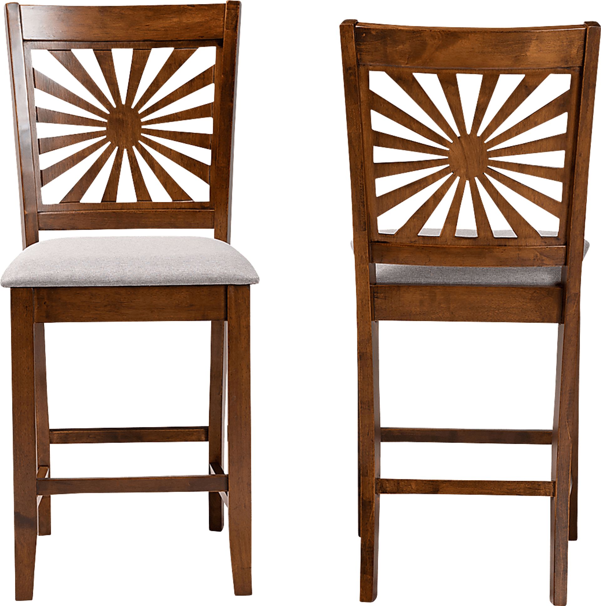 Torkelson Walnut Brown Counter Stool, Set of 2 - Image 3