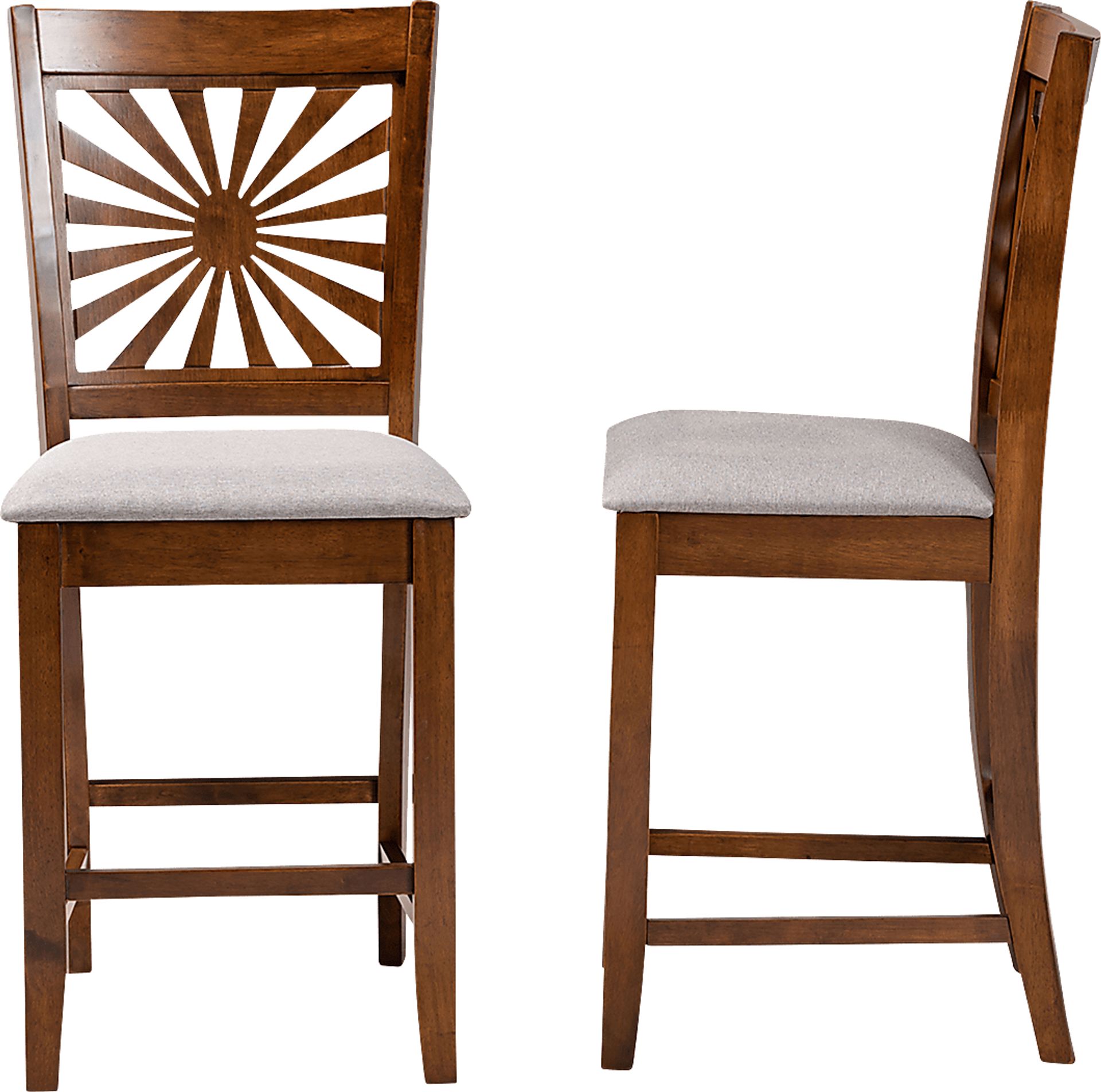 Torkelson Walnut Brown Counter Stool, Set of 2 - Image 4