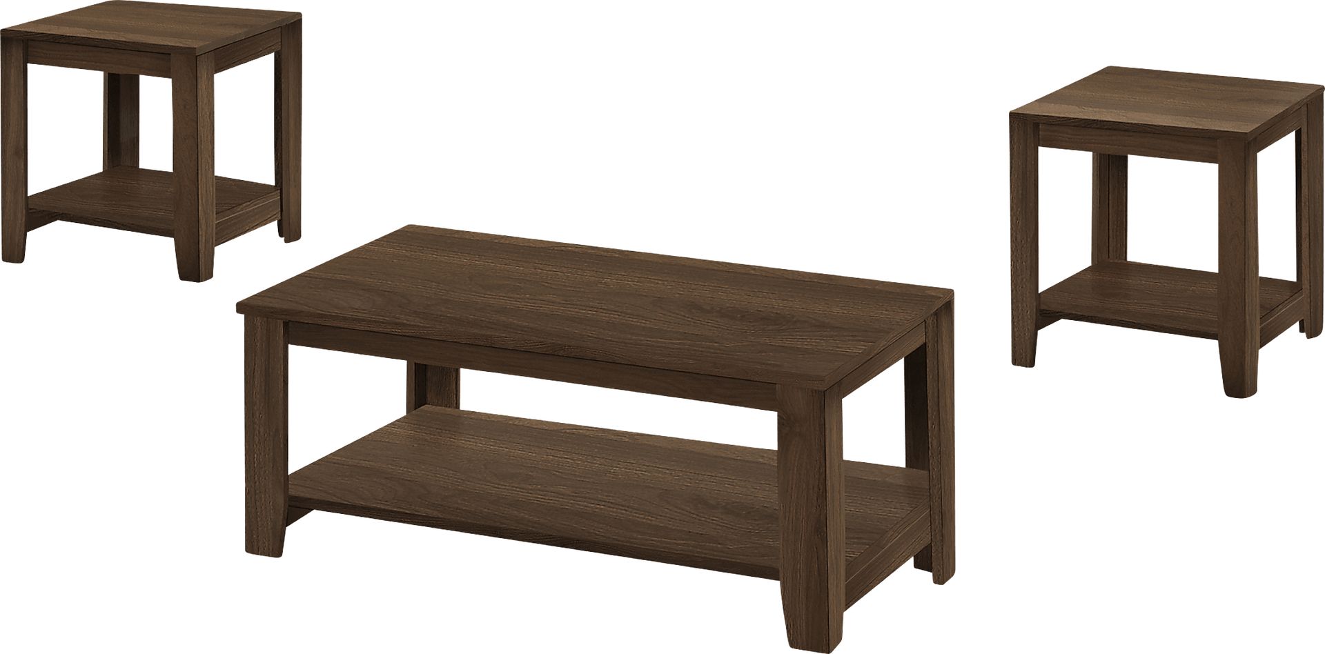 Torlage Dark Brown 3pc Table Set - Image 1