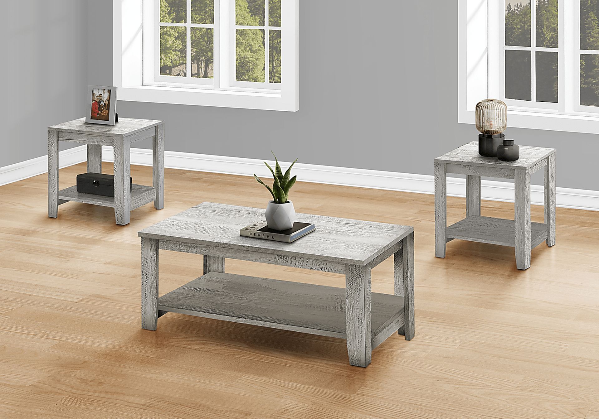 Torlage Gray 3pc Table Set - Image 2