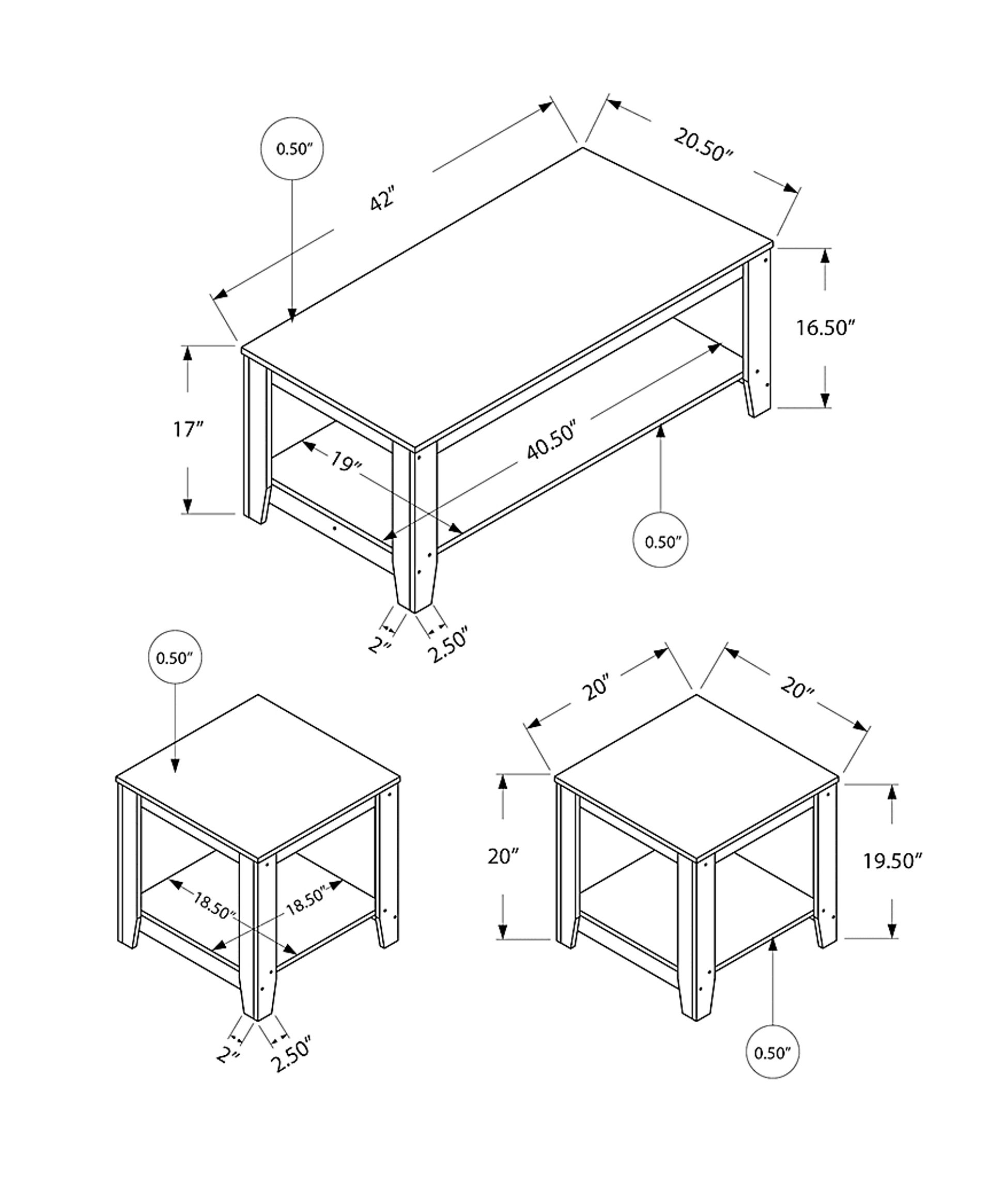 Torlage Gray 3pc Table Set - Image 4