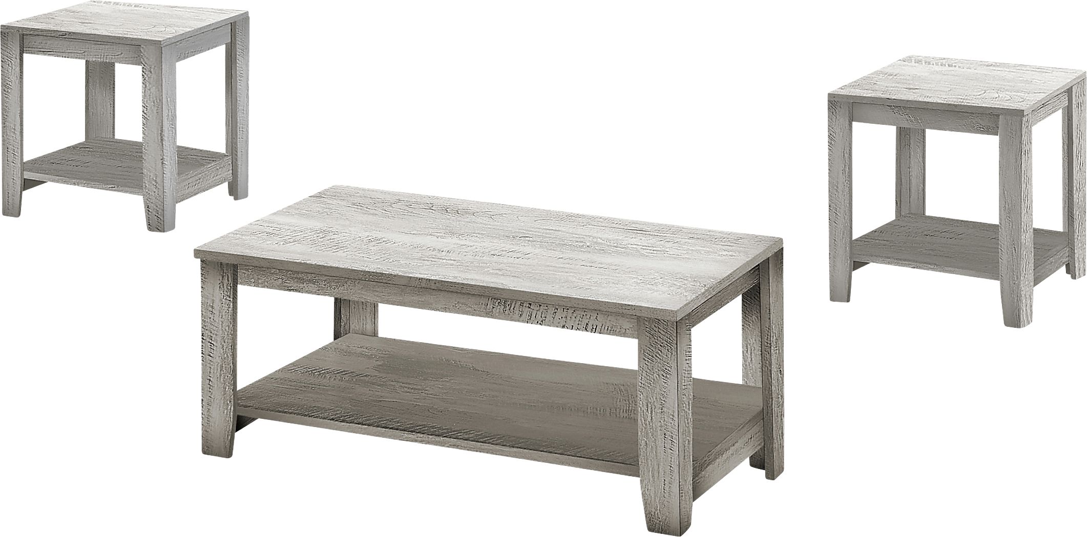 Torlage Gray 3pc Table Set