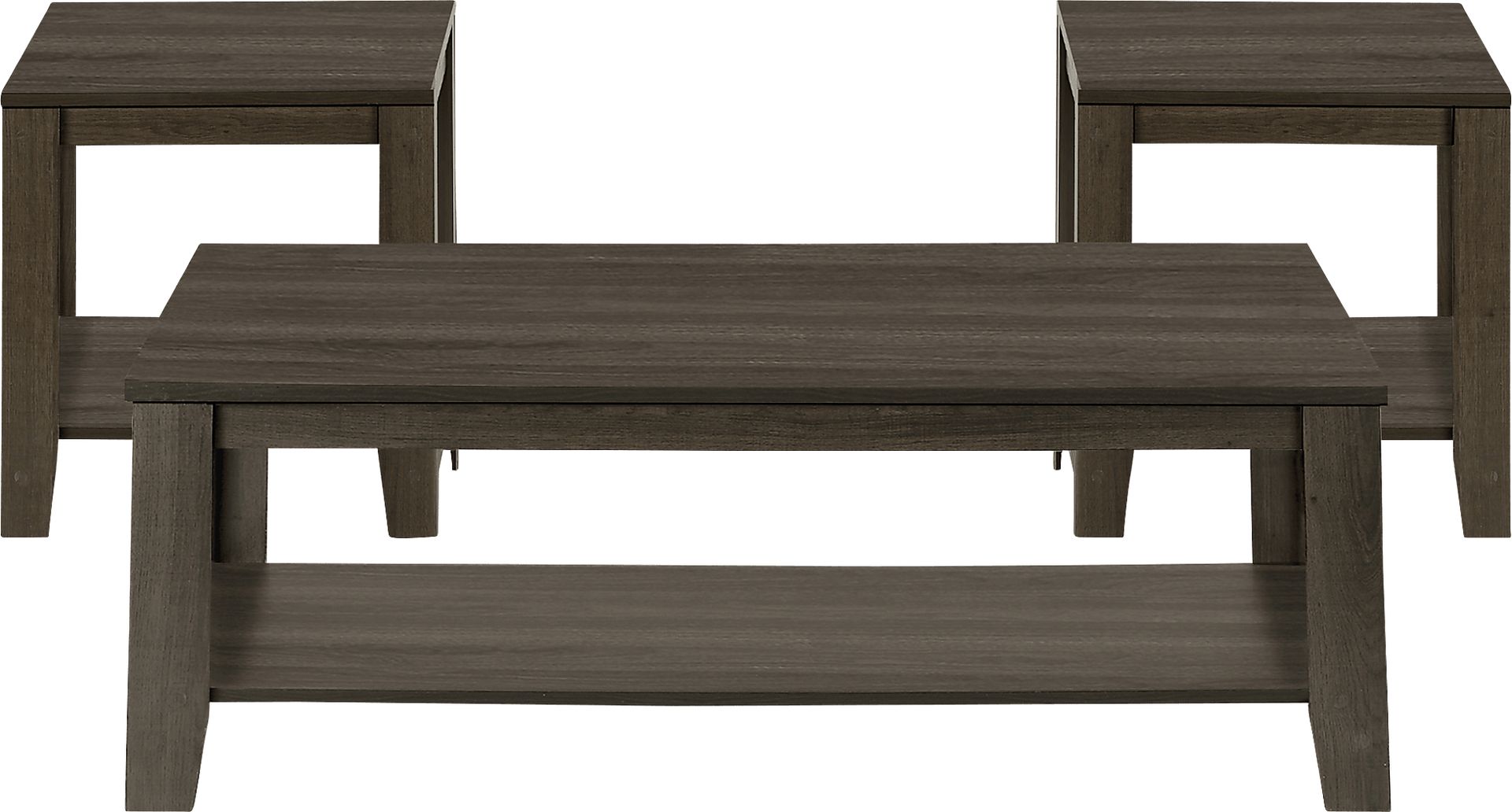 Torlage Oak Brown 3pc Table Set - Image 1