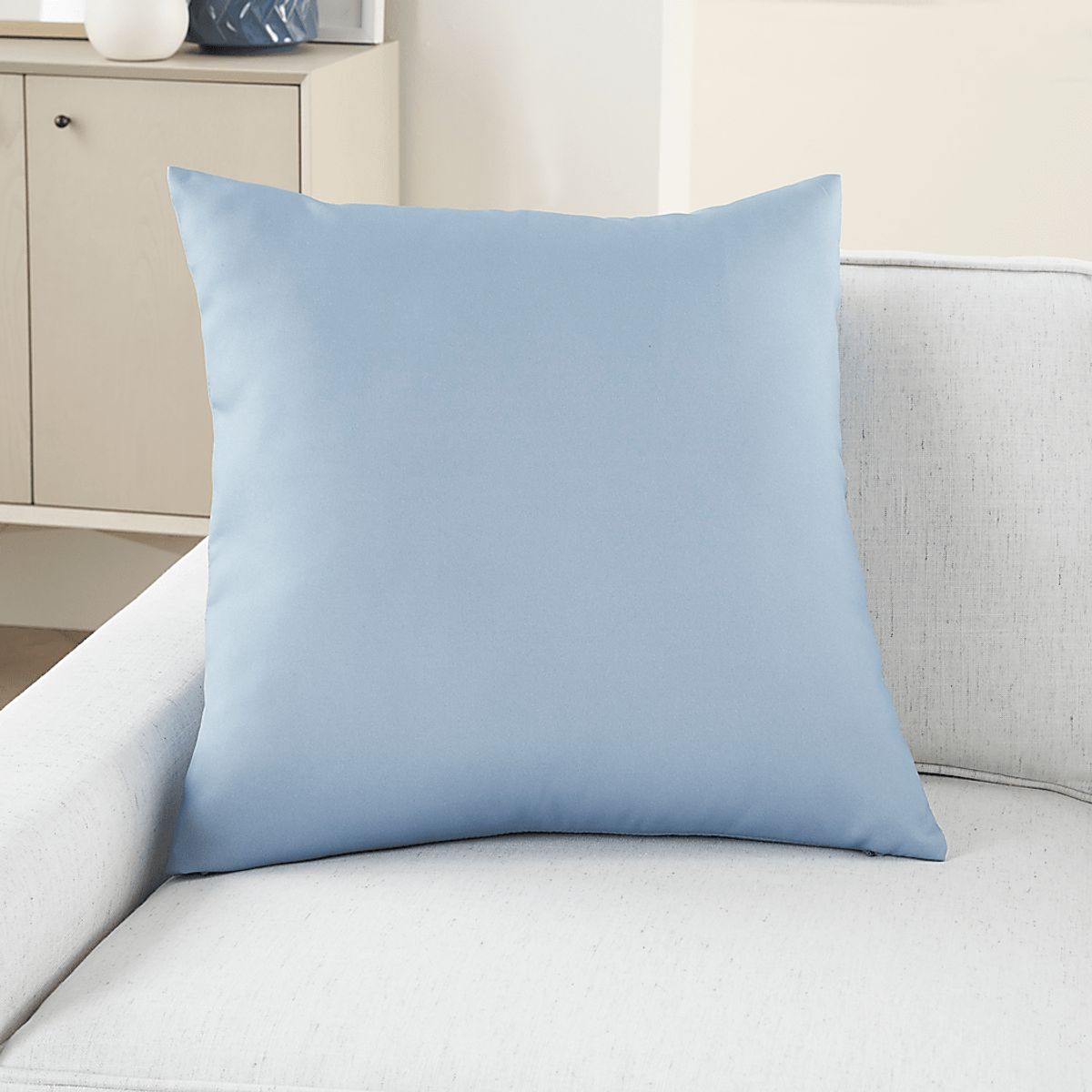 Torlana Light Blue Outdoor Pillows