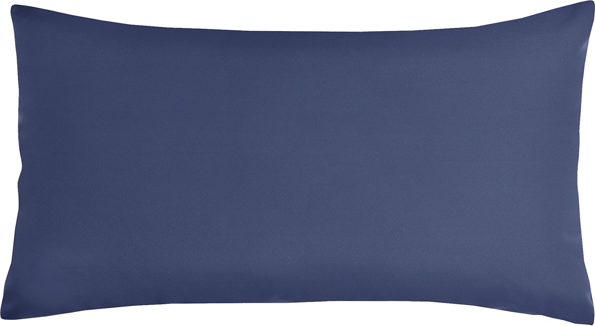 Torlana Navy Indoor/Outdoor Lumbar Pillow - Image 1