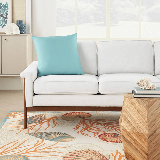 Torlana Turquoise Indoor/Outdoor Accent Pillow - Thumbnail - Image 2
