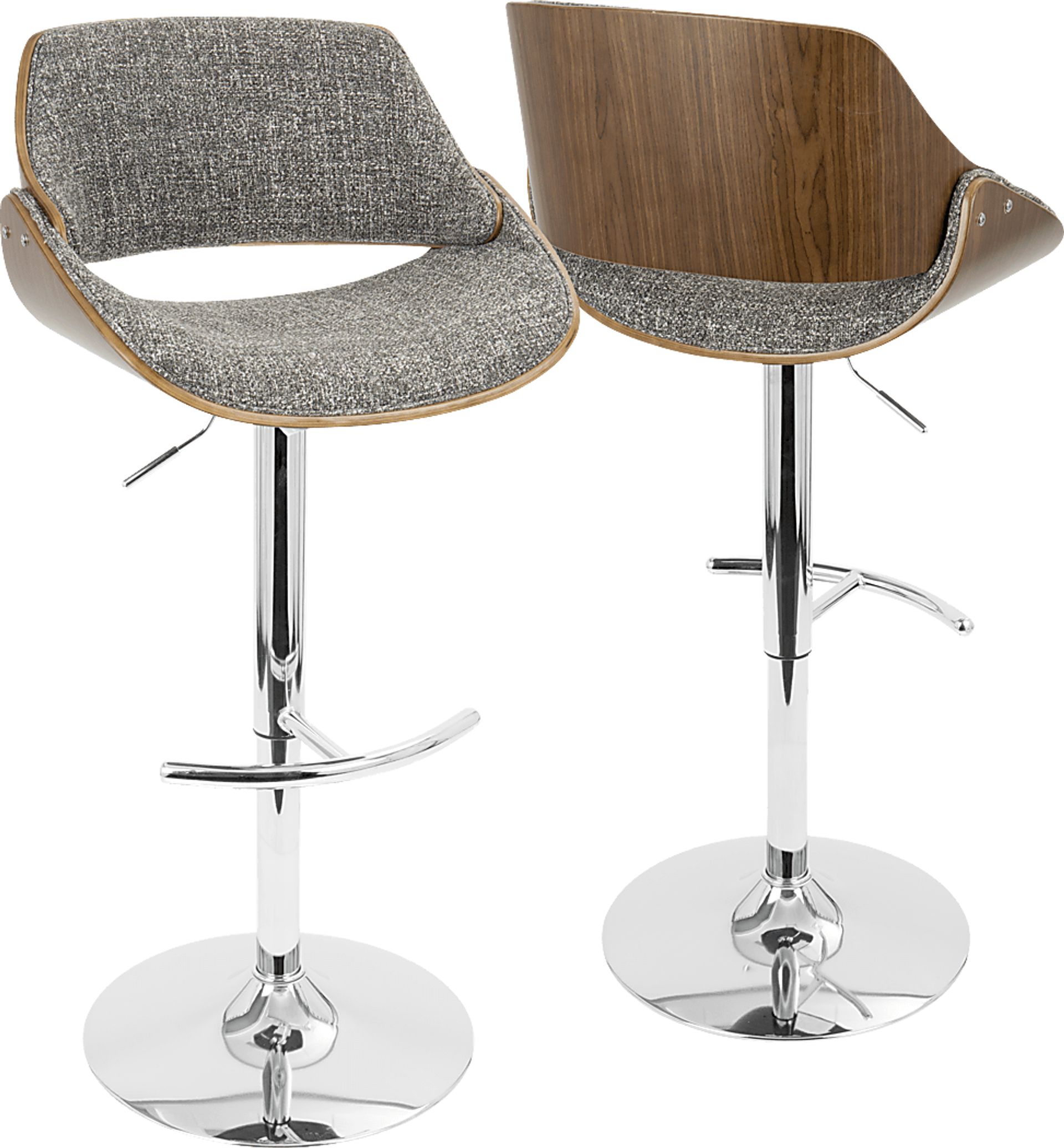 Torlina Gray Adjustable Barstool, Set of 2 - Image 4
