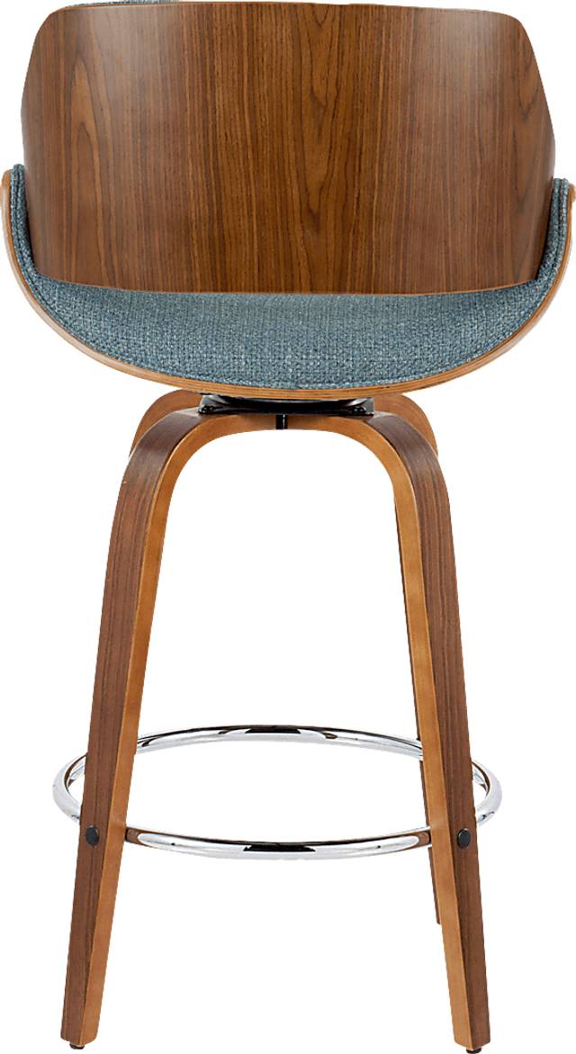 Torlina II Blue Swivel Counter Height Stool, Set of 2 - Thumbnail - Image 9