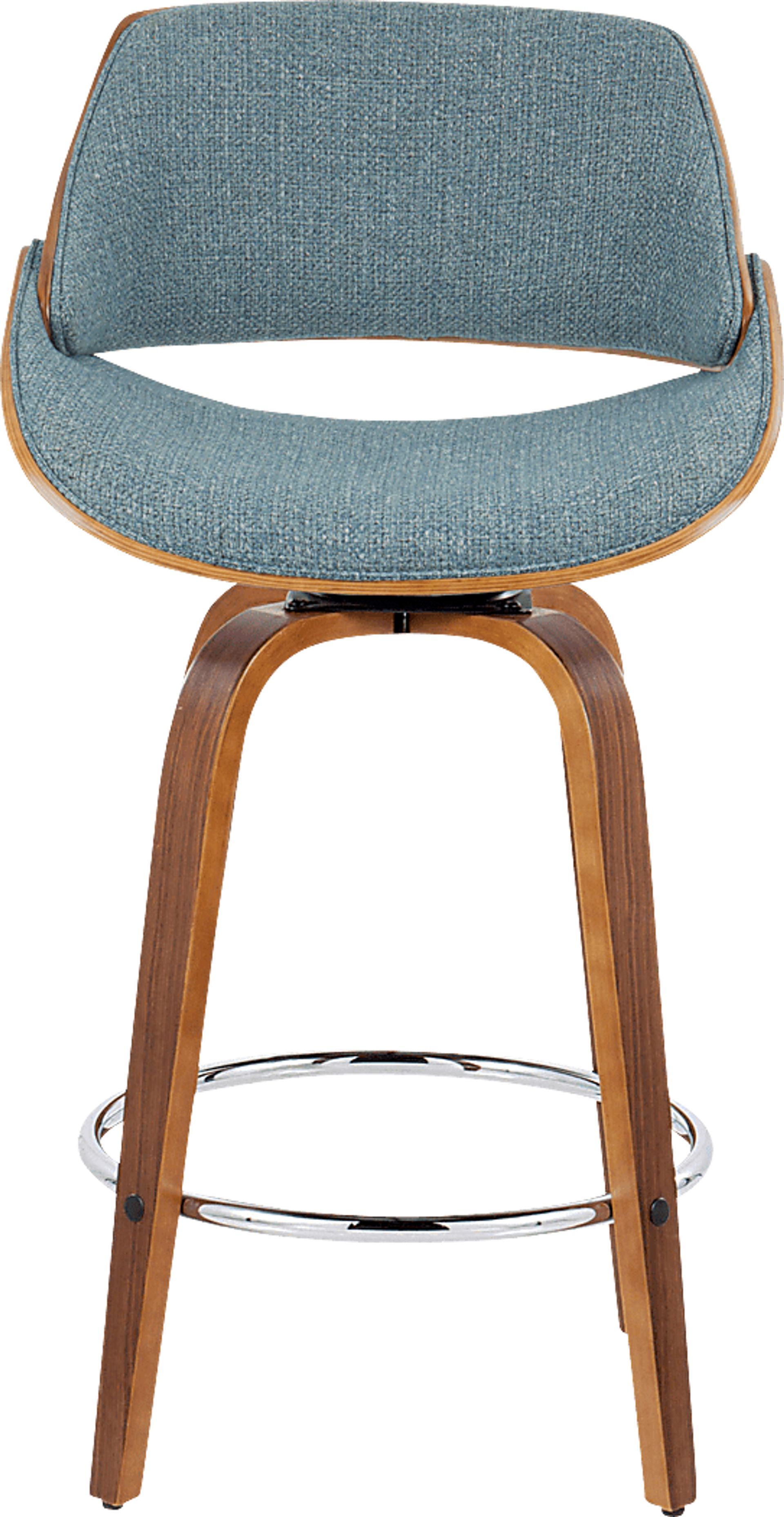 Torlina II Blue Swivel Counter Height Stool, Set of 2 - Image 10