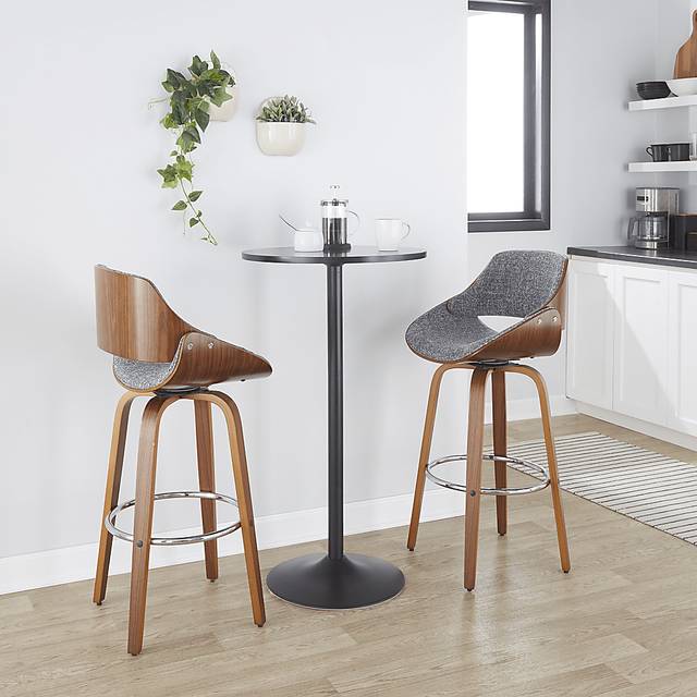 Torlina II Gray Swivel Barstool, Set of 2 - Thumbnail - Image 5