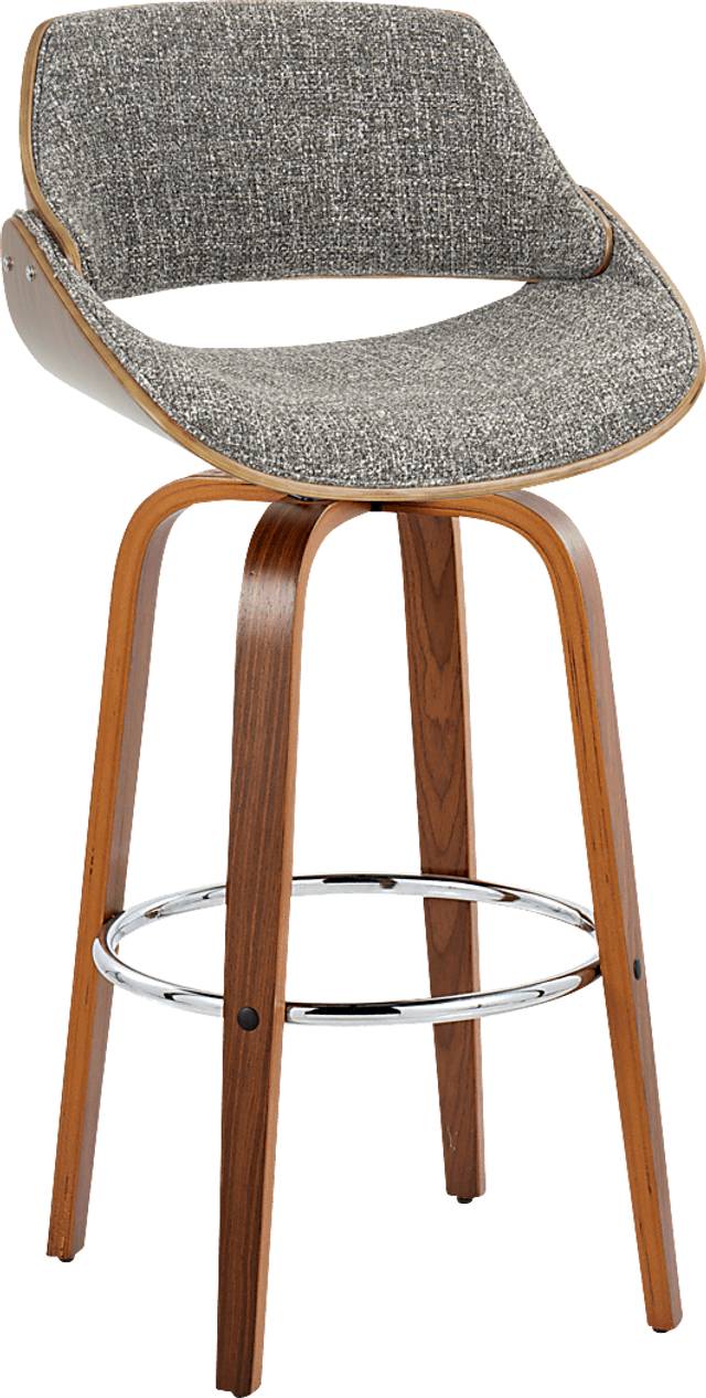 Torlina II Gray Swivel Barstool, Set of 2 - Thumbnail - Image 6