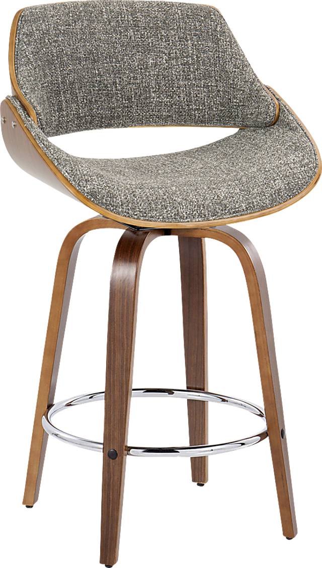 Torlina II Gray Swivel Counter Height Stool, Set of 2 - Thumbnail - Image 6