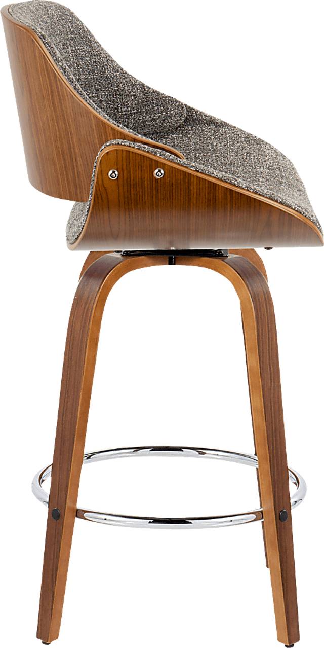 Torlina II Gray Swivel Counter Height Stool, Set of 2 - Thumbnail - Image 7