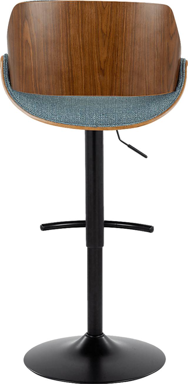 Torlina III Blue Adjustable Barstool, Set of 2 - Thumbnail - Image 9