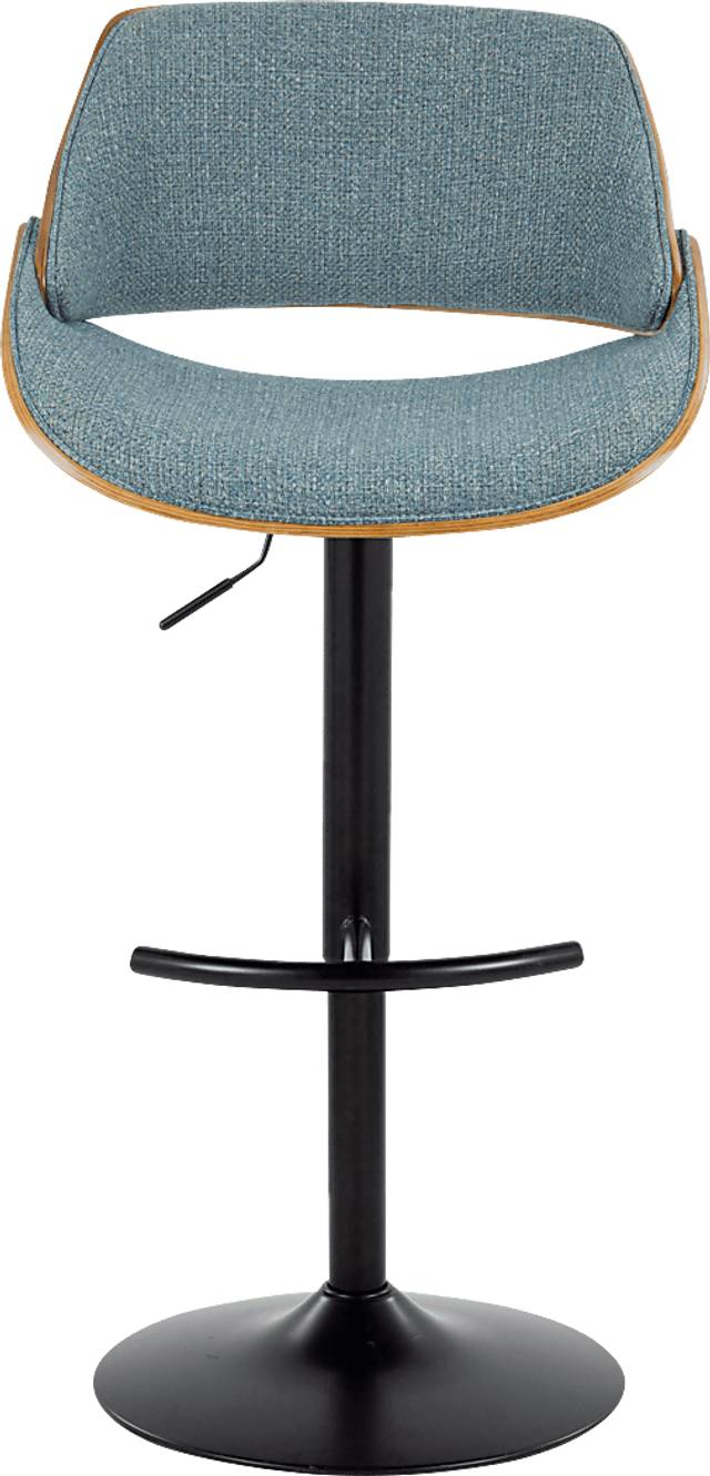 Torlina III Blue Adjustable Barstool, Set of 2 - Thumbnail - Image 10