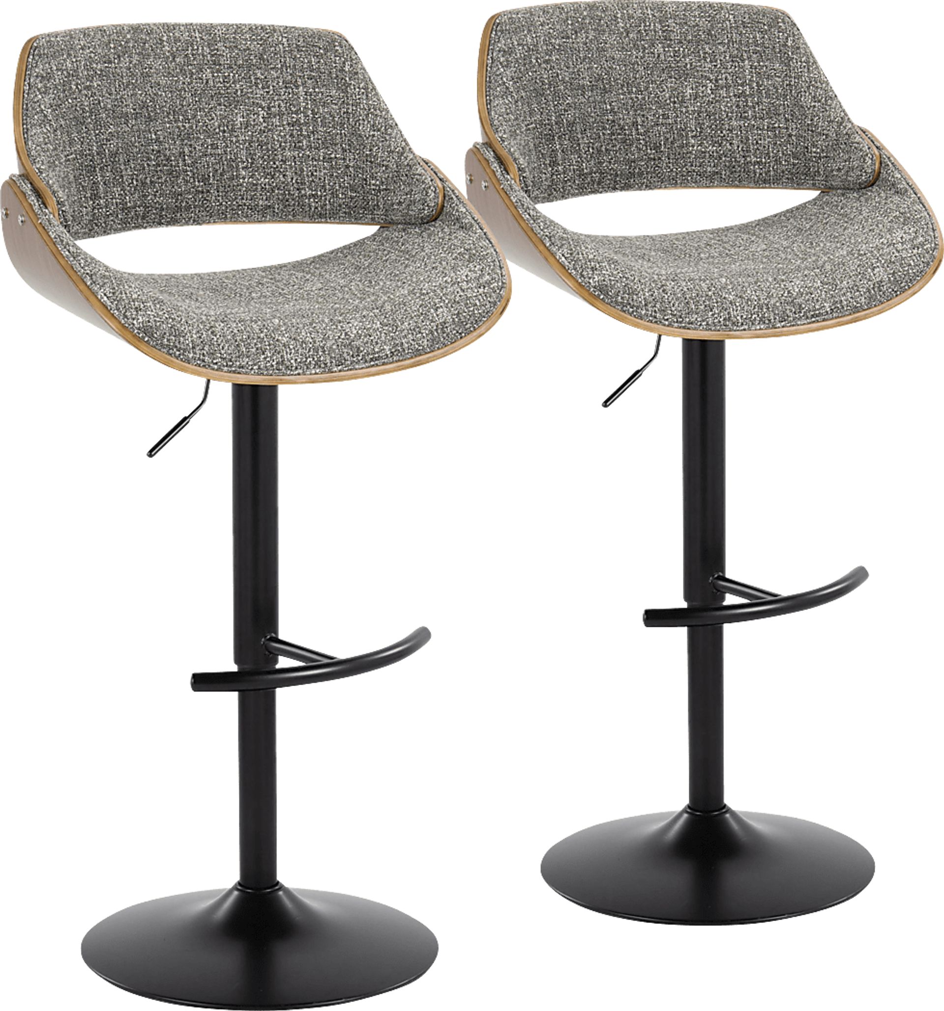 Torlina III Gray Adjustable Barstool, Set of 2 - Image 1