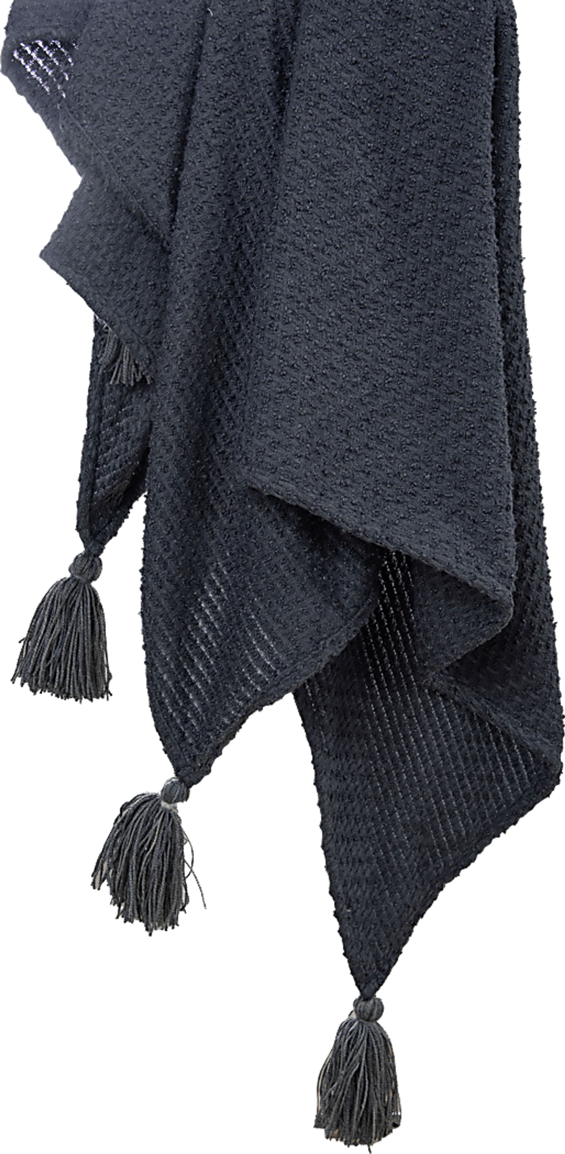 Tormi Charcoal Indoor/Outdoor Throw Blanket - Image 3