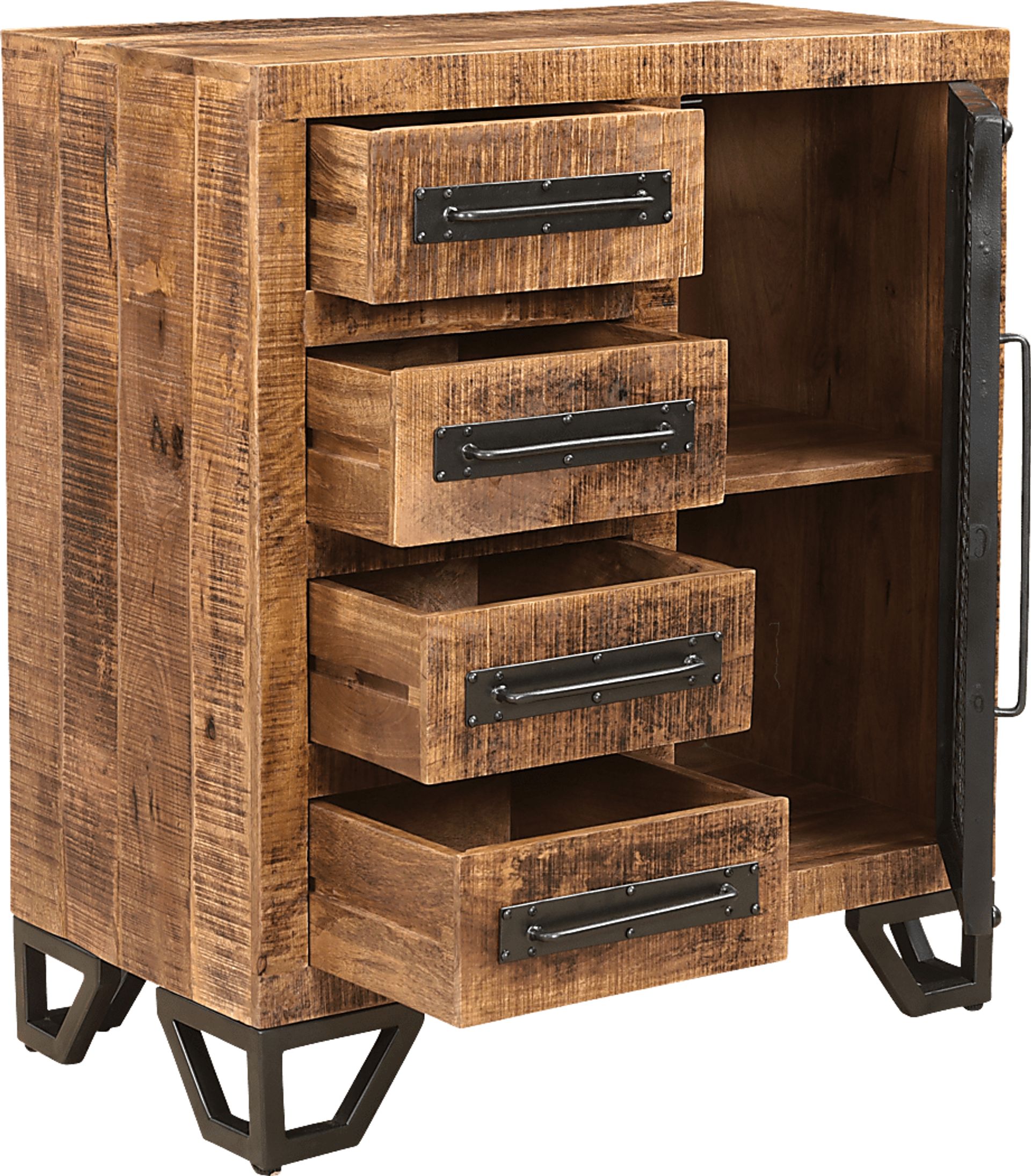 Tornasol Brown Accent Cabinet - Image 3