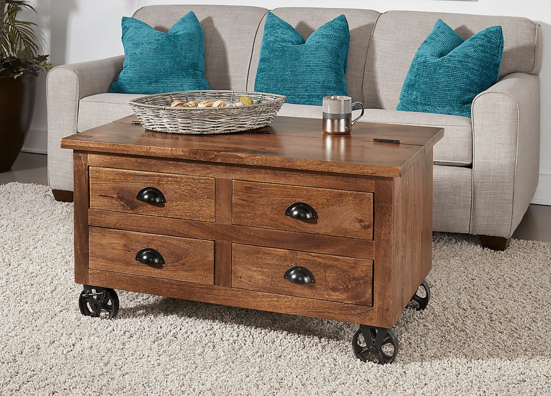 Tornasol Brown Cocktail Table - Image 9