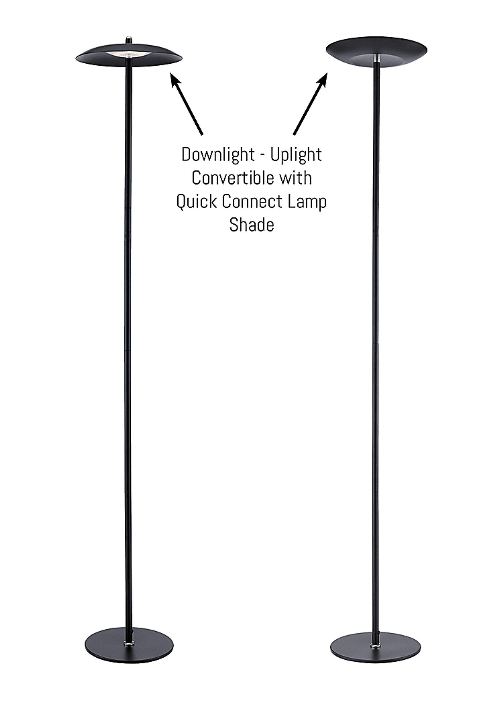 Toronto Way Black Floor Lamp - Image 6