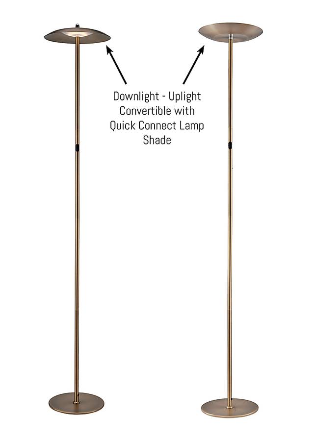 Toronto Way Brass Floor Lamp - Thumbnail - Image 6