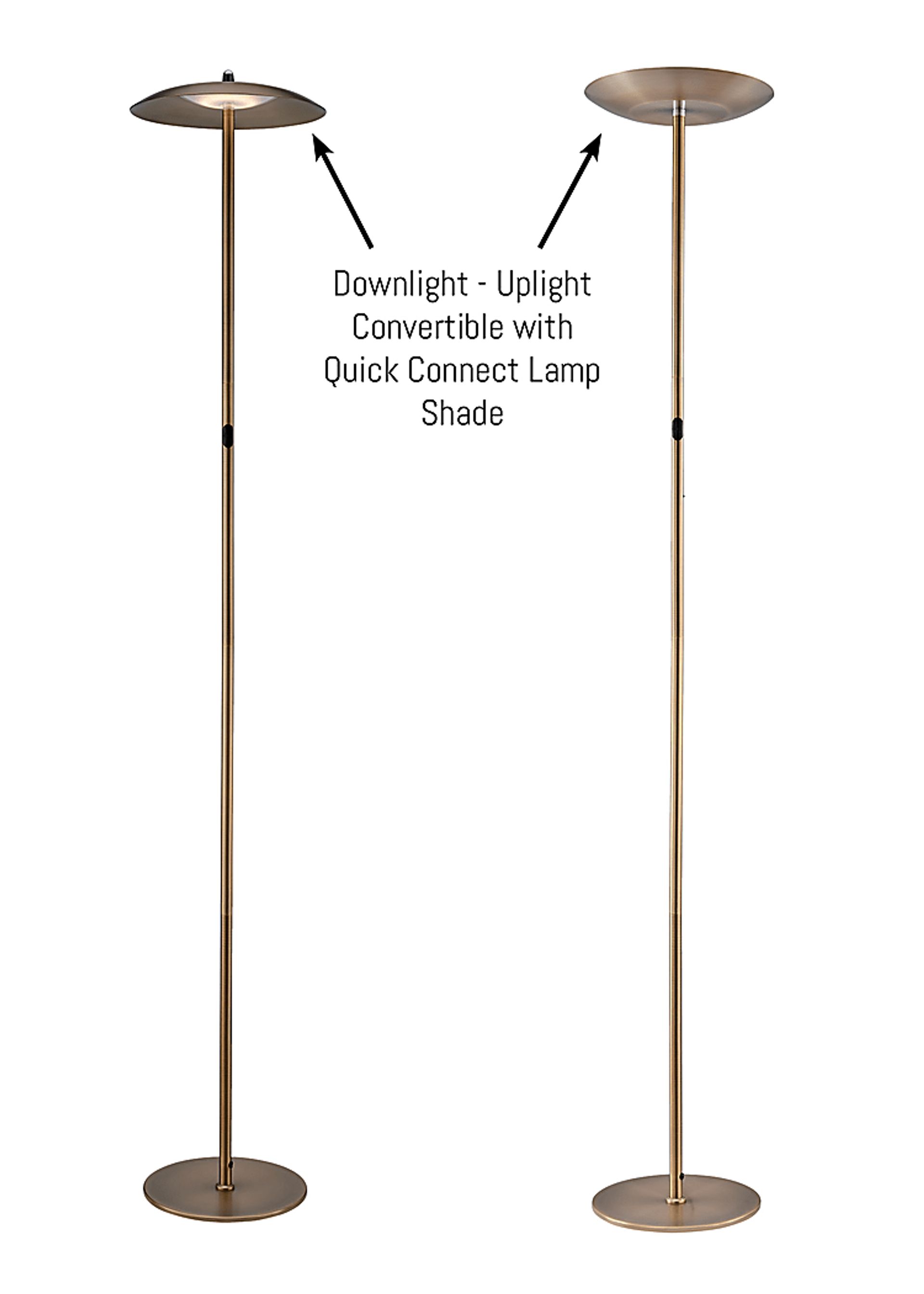 Toronto Way Brass Floor Lamp - Image 6