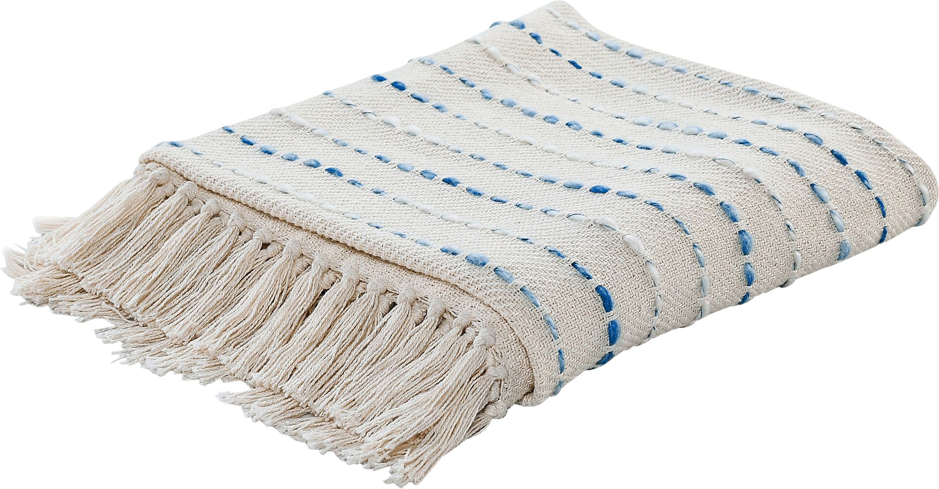 Torrent Blue Throw Blanket - Image 3