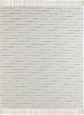 Torrent Blue Throw Blanket