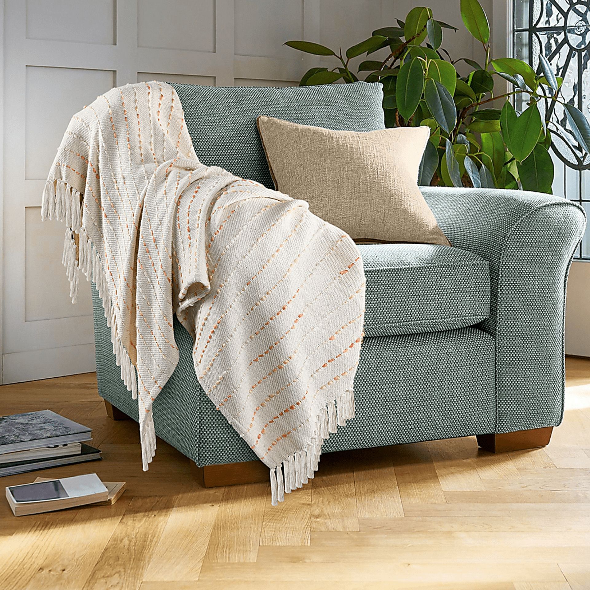 Torrent Peach Throw Blanket - Image 7