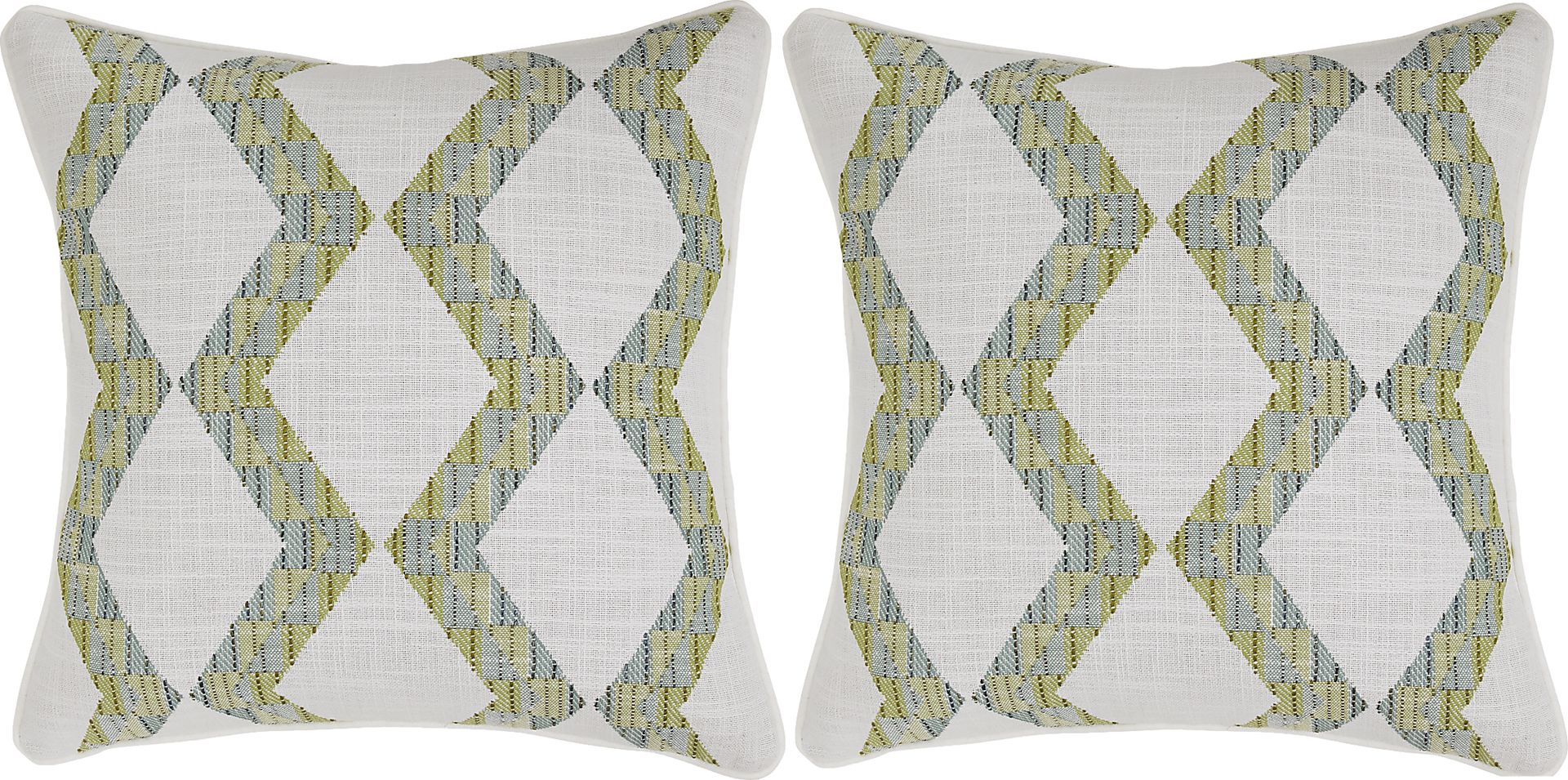 Toshi Capri Celadon Indoor/Outdoor Accent Pillows, Set of 2 - Image 1