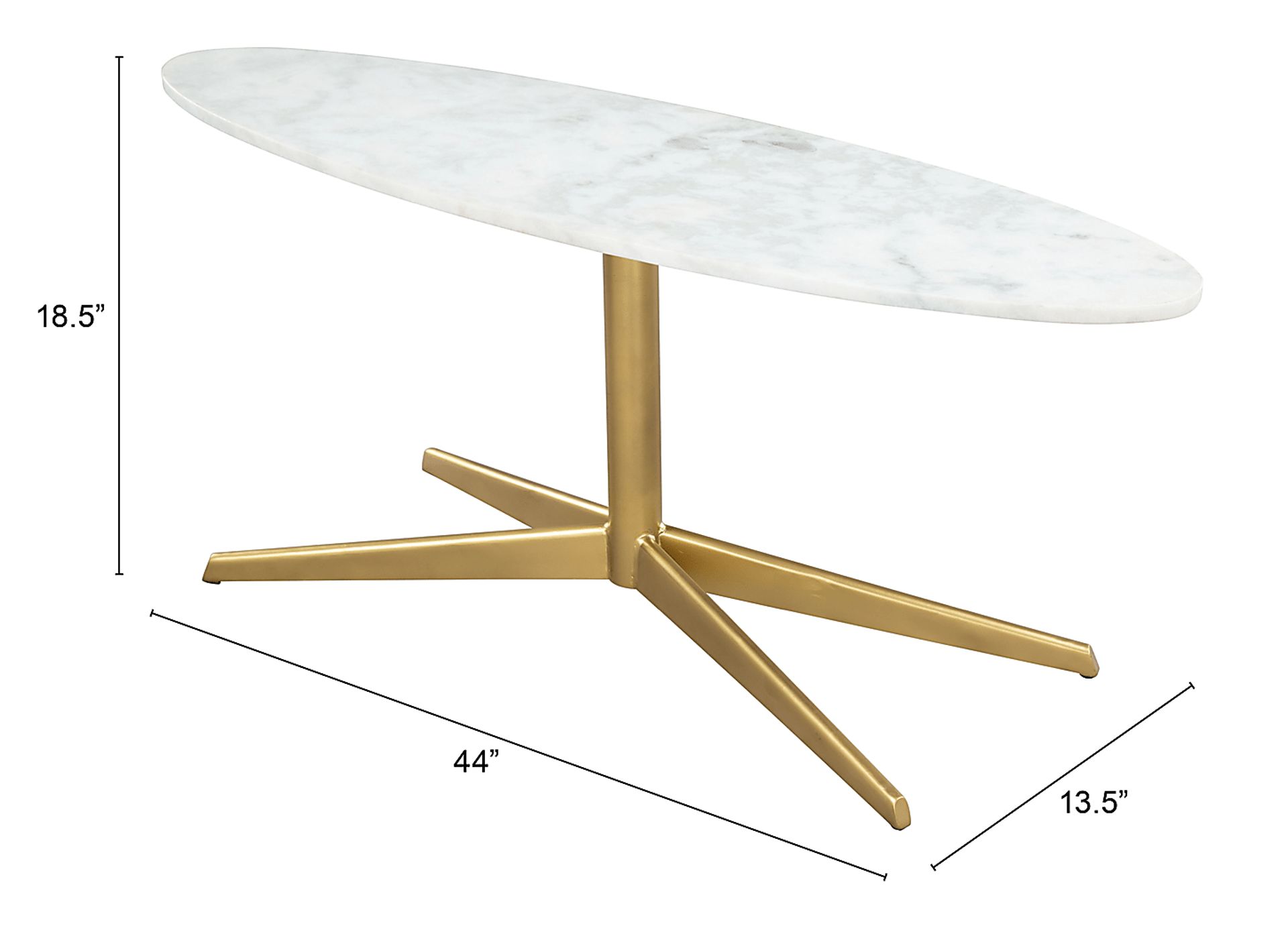 Tostig White Cocktail Table - Image 9