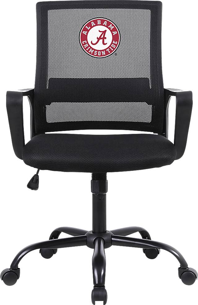 Tough Match NCAA University of Alabama Black Desk Chair - Thumbnail - Image 1
