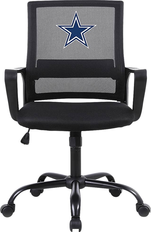 Tough Match NFL Dallas Cowboys Black Desk Chair - Thumbnail - Image 2