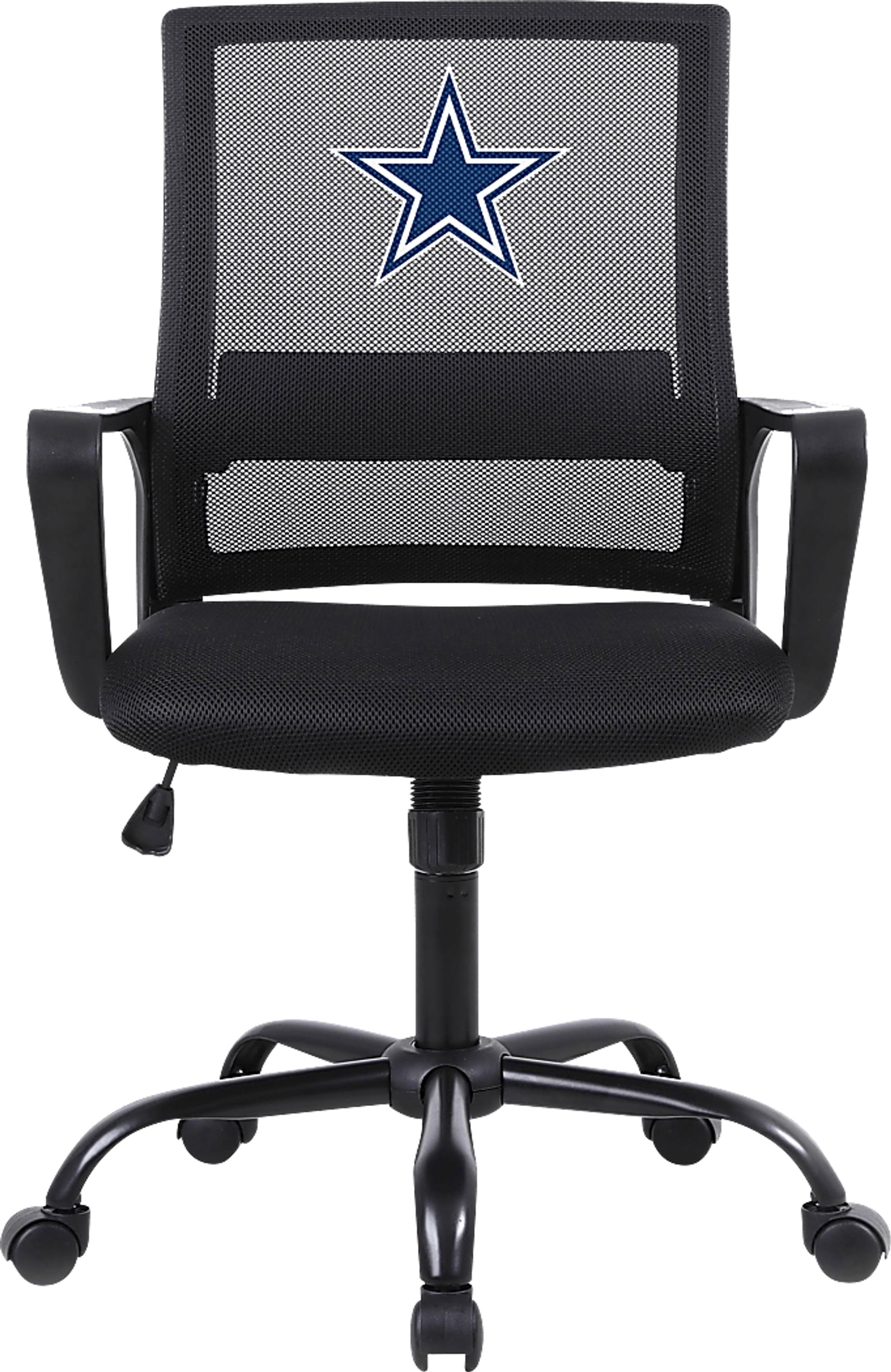 Tough Match NFL Dallas Cowboys Black Desk Chair - Image 2