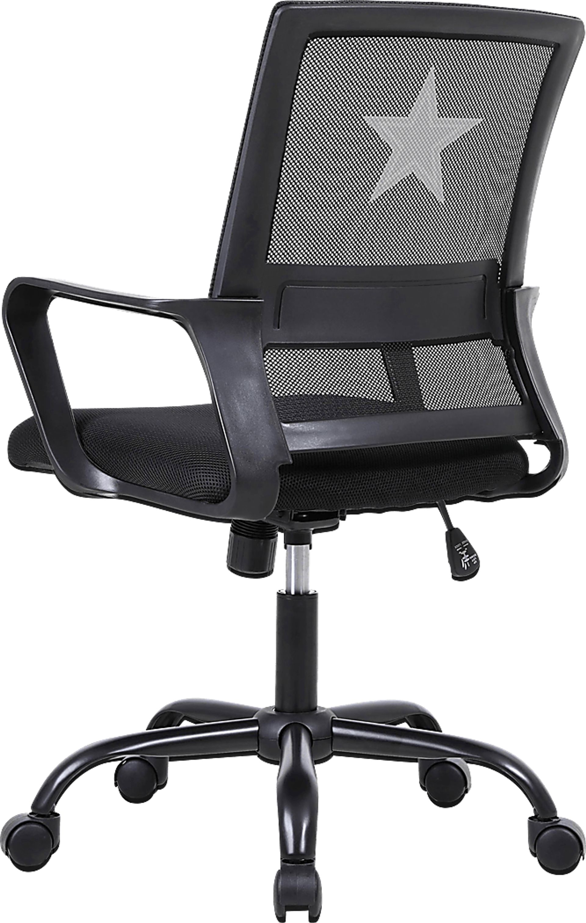 Tough Match NFL Dallas Cowboys Black Desk Chair - Image 4