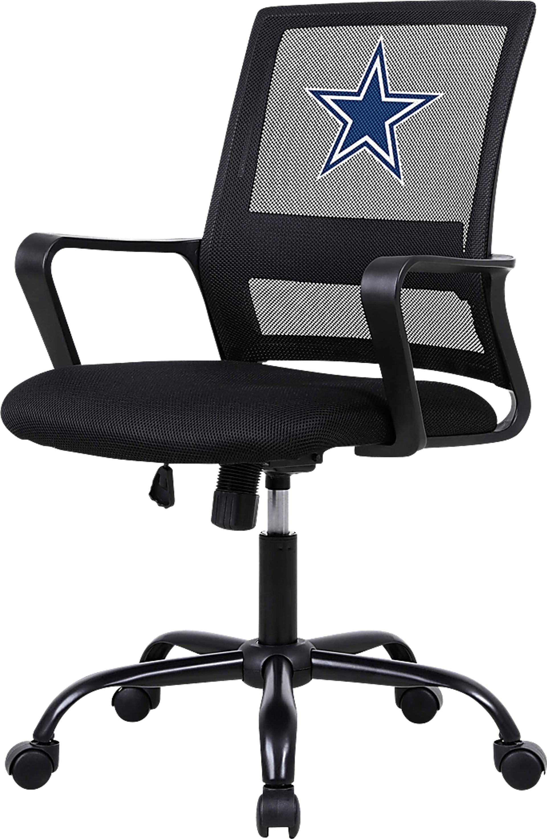 Tough Match NFL Dallas Cowboys Black Desk Chair - Image 1