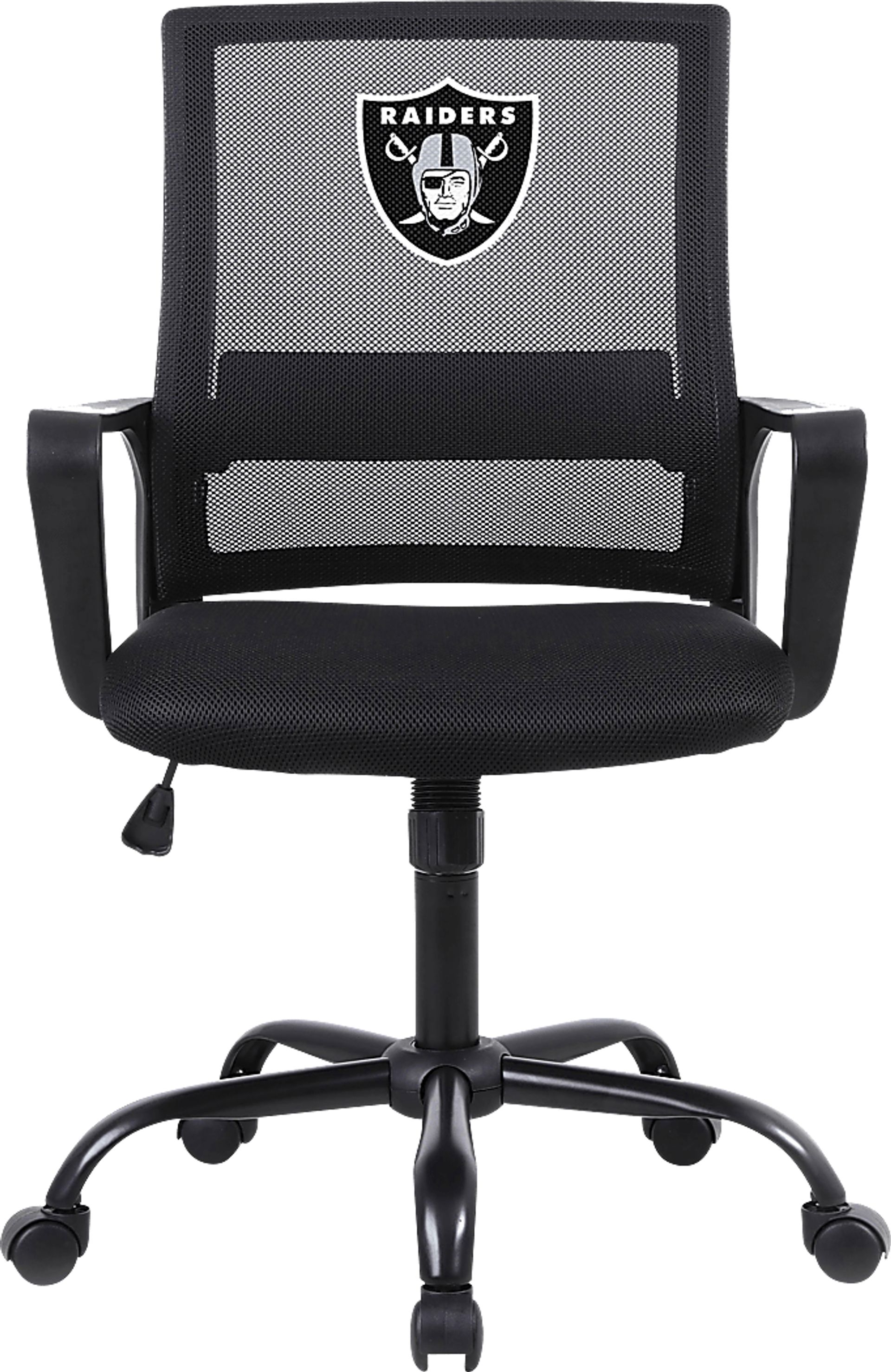 Tough Match NFL Las Vegas Raiders Black Desk Chair - Image 2