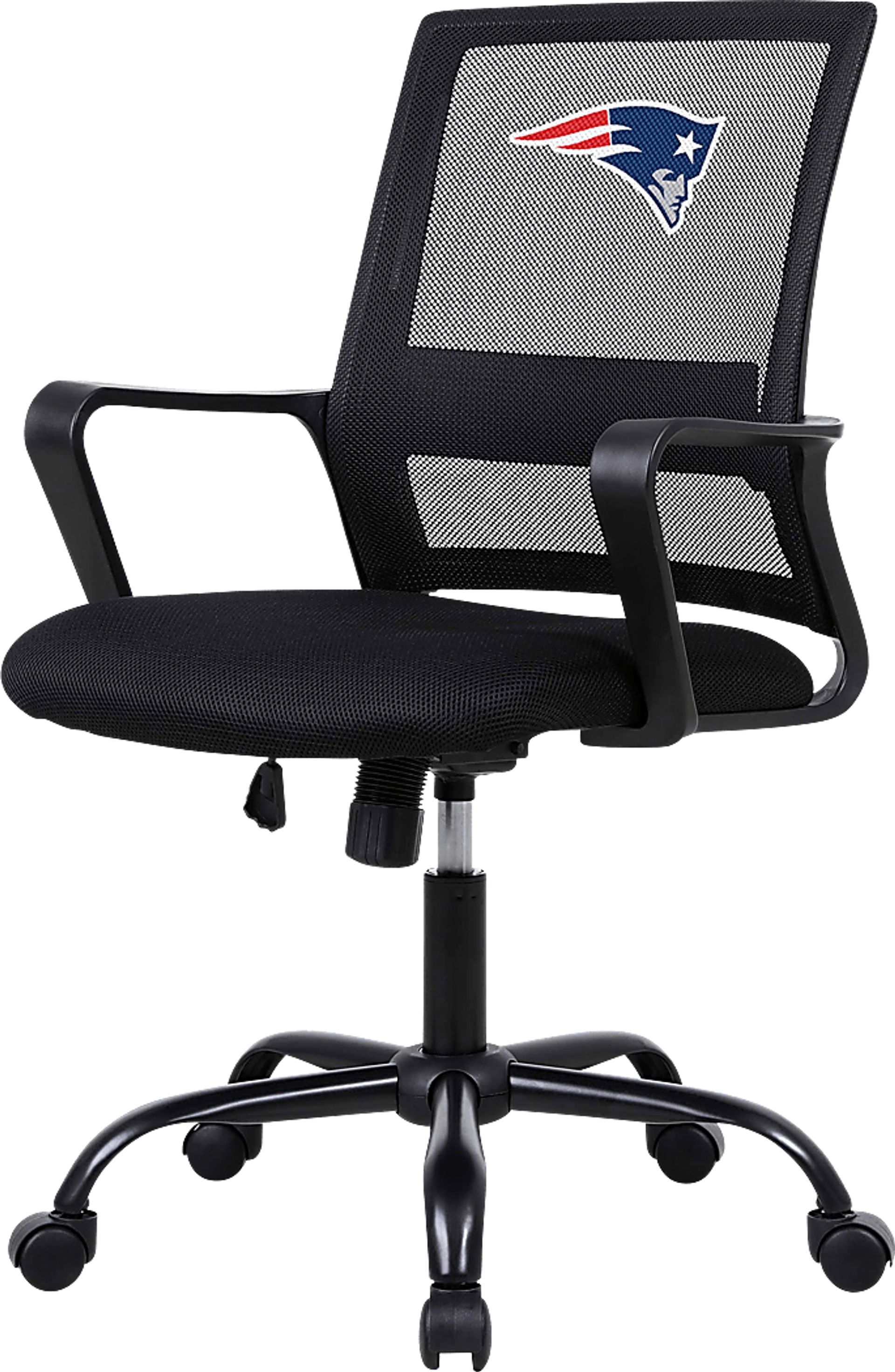 New England Patriots Black Desk Chair - Image 1