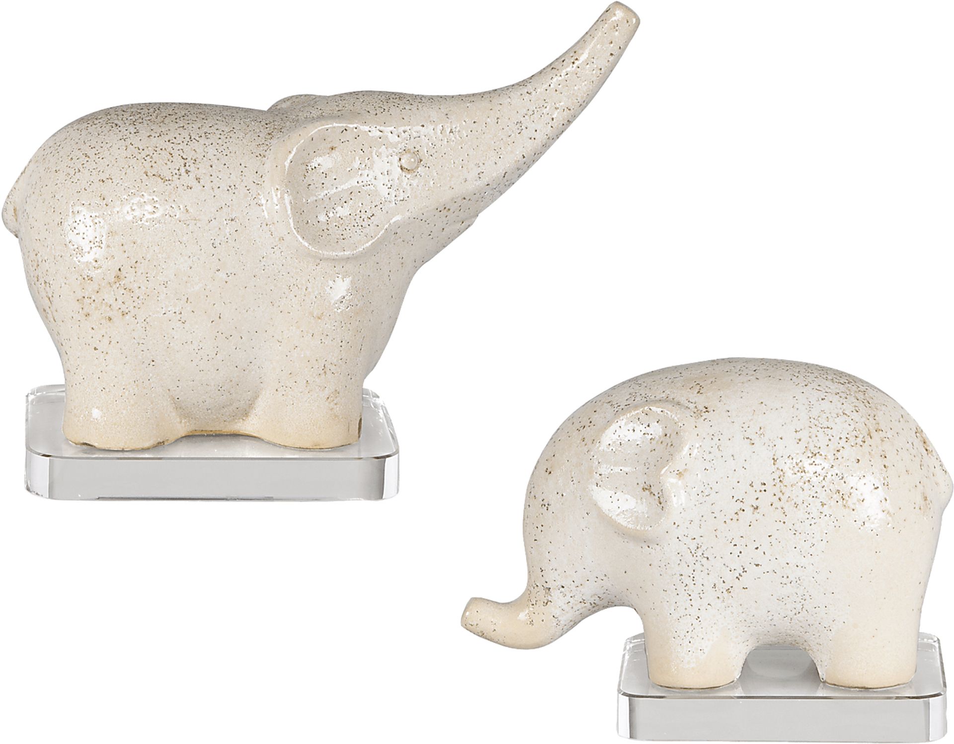 Toulmin White Sculpture, Set of 2 - Image 1